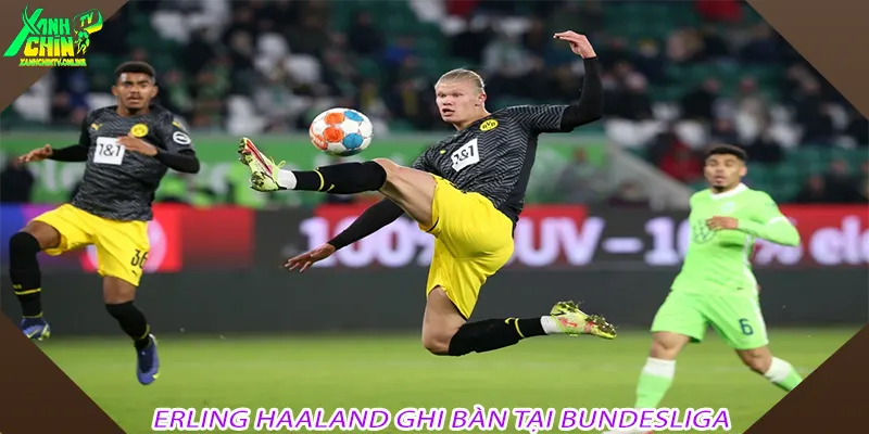 Erling Haaland ghi bàn tại Bundesliga