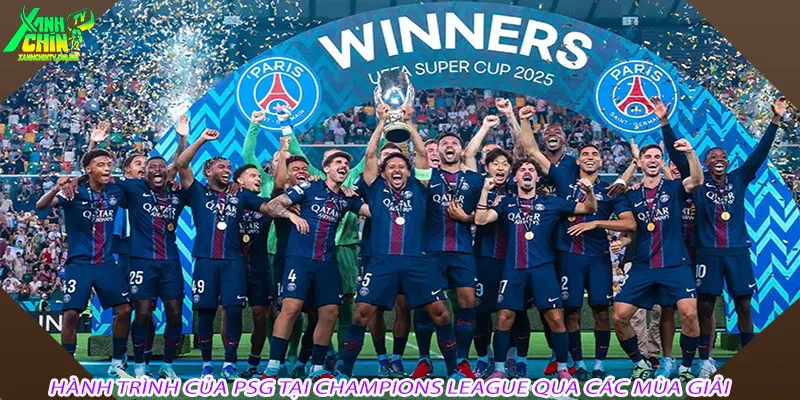Hành trình của PSG tại Champions League qua các mùa giảiHành trình của PSG tại Champions League qua các mùa giải