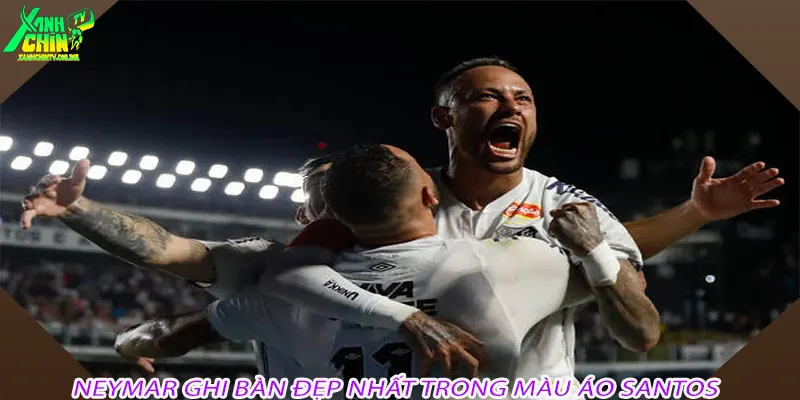 Neymar ghi bàn đẹp nhất trong màu áo Santos
