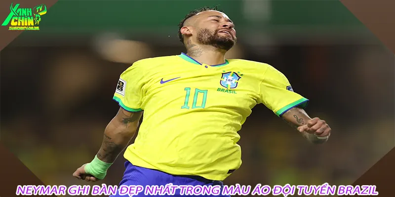 Neymar ghi bàn đẹp nhất trong màu áo đội tuyển Brazil