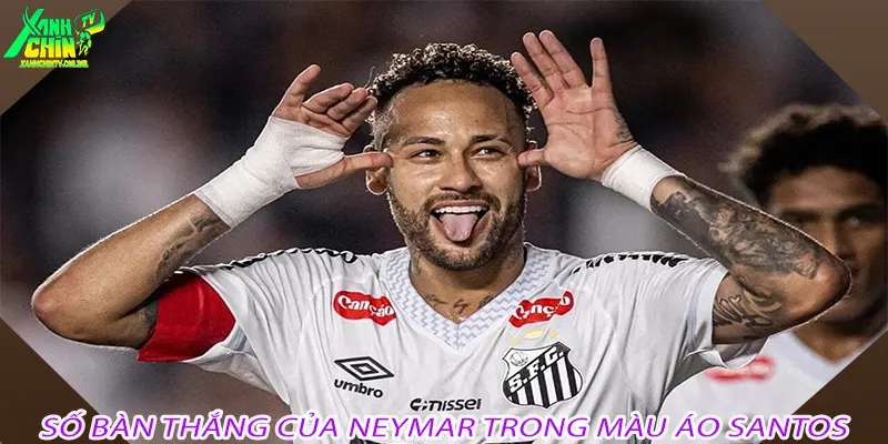 Số bàn thắng của Neymar trong màu áo Santos